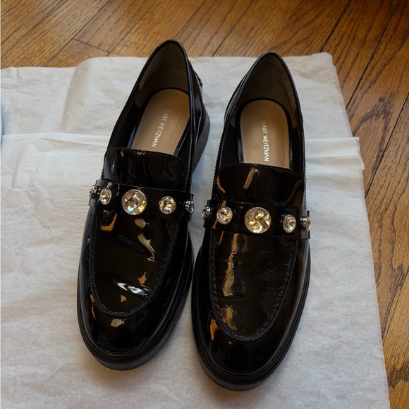 Stuart Weitzman Shoes - STUART WEITZMAN gem platform loafers